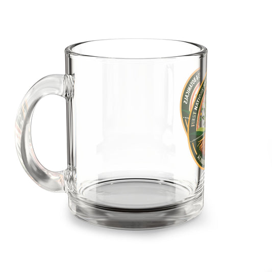 Glass Mug — First Nations Foods, Medicines & Botanicals Academy of Australia Logo 10oz