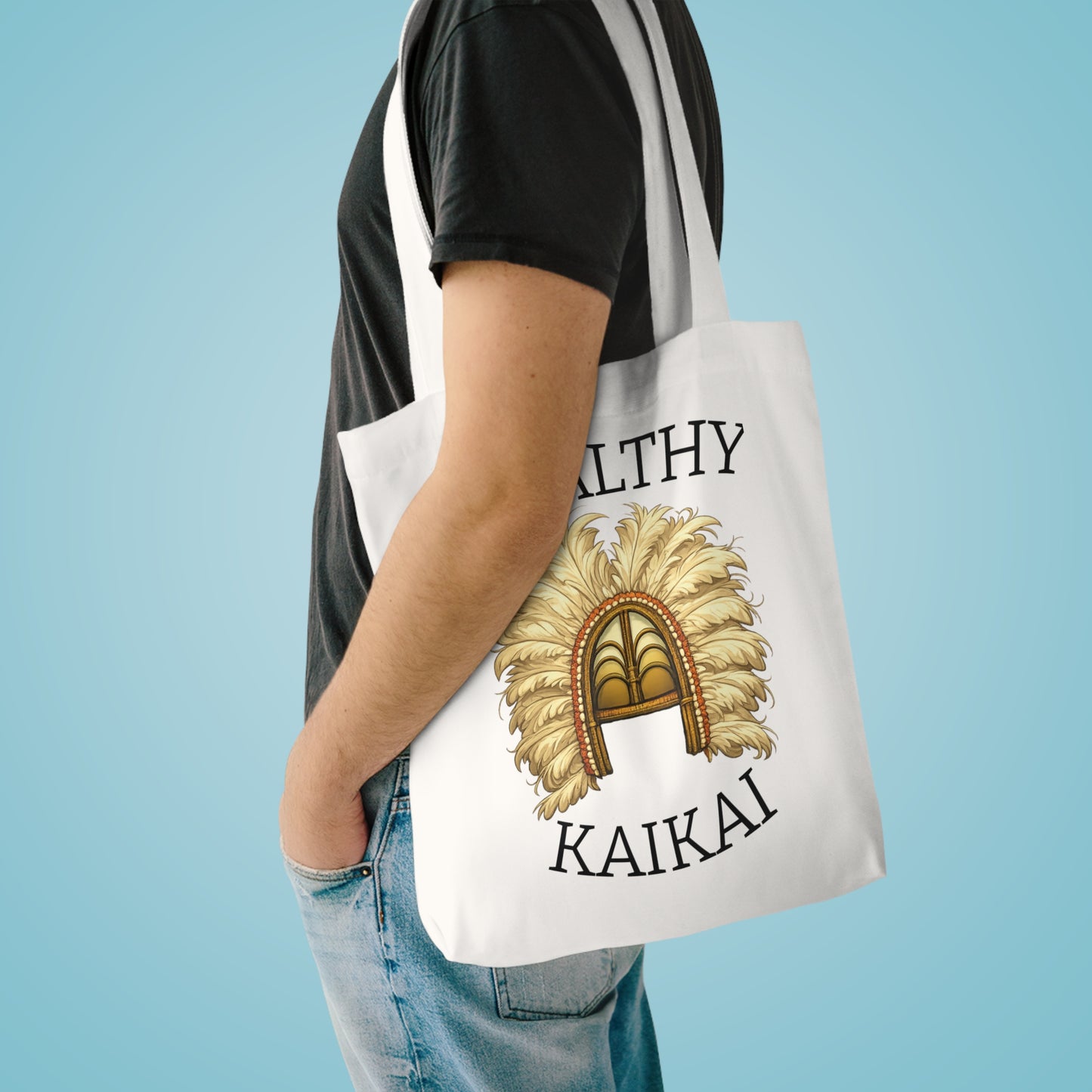 Healthy Kaikai Natural Cotton Tote Bag