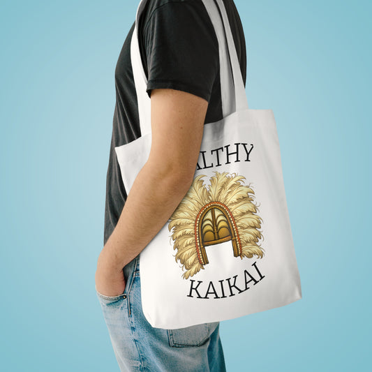 Healthy Kaikai Natural Cotton Tote Bag